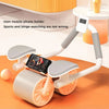 Elbow Support Automatic Rebound Abdominal Wheel with Digital Timer