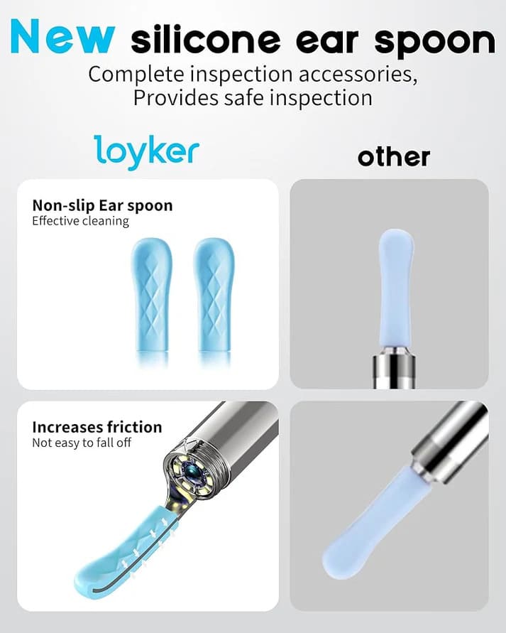 Ear Wax Removal Tool with 1080P HD Camera – Wireless Otoscope Ear Cleaner for Android & iPhone