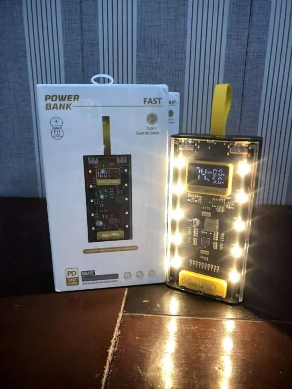 20000mAh Large Capacity Power Bank 66W & 120W Portable Fast Charging