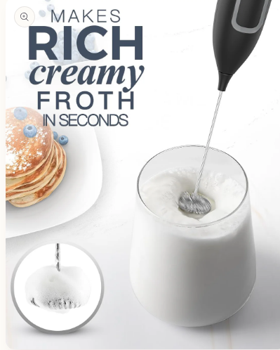 Rechargeable 2-in-1 Coffee Beater & Egg Whisker - Nobel Baron