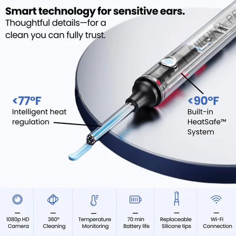 Wireless Otoscope Ear Wax Remover – safe, precise and gentle on the ears 🦻✨