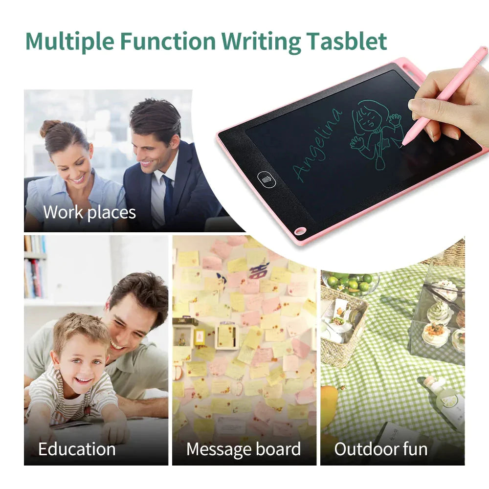 LCD Writing Portable Doodle Drawing Tablet Pad For Kids & Adults