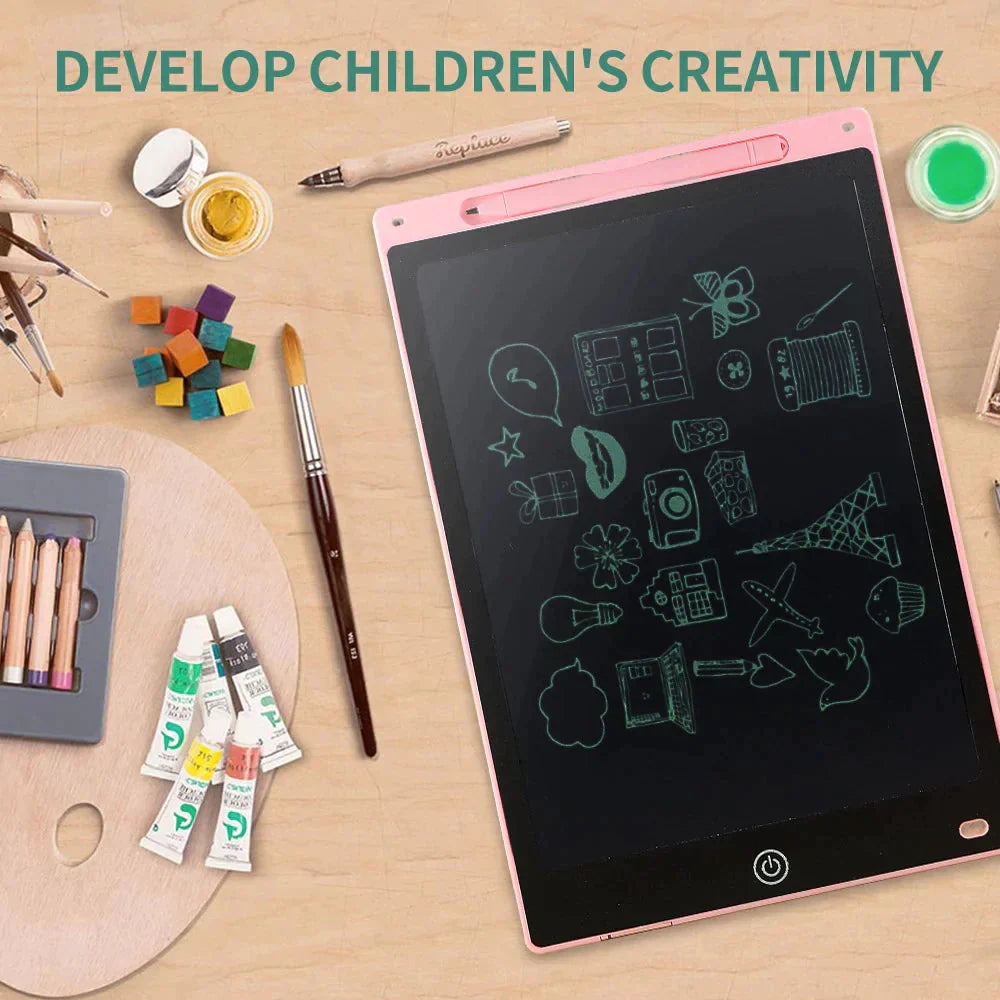 LCD Writing Portable Doodle Drawing Tablet Pad For Kids & Adults